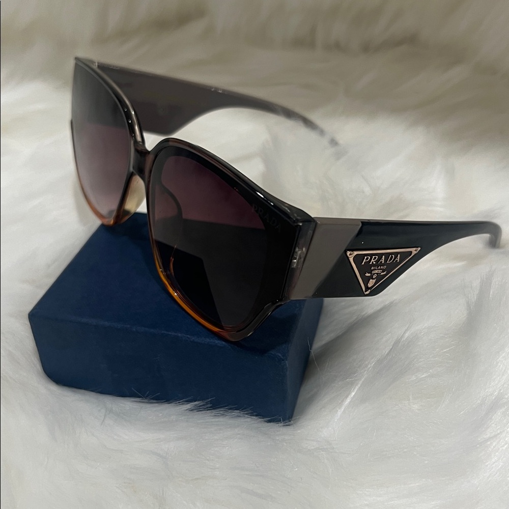 Prada Black and Brown Gradient Sunglasses $299 OBO